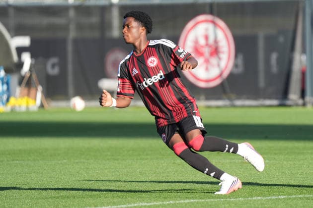 Lawrence Setordije, Eintracht Frankfurt, October 2, 2026, Bundesliga, 2026–27 season, Eintracht Frankfurt vs. Eintracht Braunschweig, Deutsche Bank Park, training field, friendly match