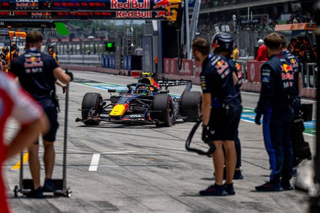 SEPANG, MALAYSIA: Isack Hadjar, racing for the Red Bull Racing team during the 2026 Formula 1 Bahrain Grand Prix at the Sepang International Circuit in Sepang, Malaysia