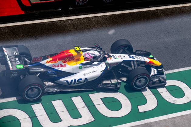 SEPANG, MALAYSIA: Liam Lawson, racing for the Racing Bulls team during the 2026 Formula 1 Bahrain Grand Prix at the Sepang International Circuit in Sepang, Malaysia