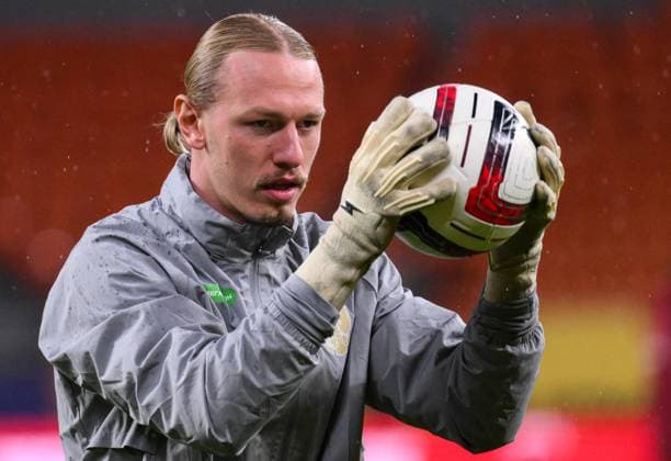 Russia Soccer Friendly Russia Training 9256375 02.10.2026 Russia s goalkeeper Matvey Safonov attend a training session on the eve of the friendly soccer match against Namibia at Yekaterinburg Arena in Yekaterinburg, Russia. Grigory Sysoev Sputnik Yekaterinburg Russia  Copyright: xGrigoryxSysoevx
