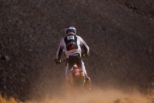 W2RC - RALLYE DU MAROC 2026 41 BARBOSA Ruy (chi), HT Rally Raid, Honda CRF 450, FIM W2RC, Rally 2, action, during the Stage 4 of the Rallye du Maroc 2026, 4th round of the 2026 WR2C Championship from October 2, 2026 around Zagora, Morocco - AgadirMorocco Copyright: xFREDERICxLExFLOCxHx