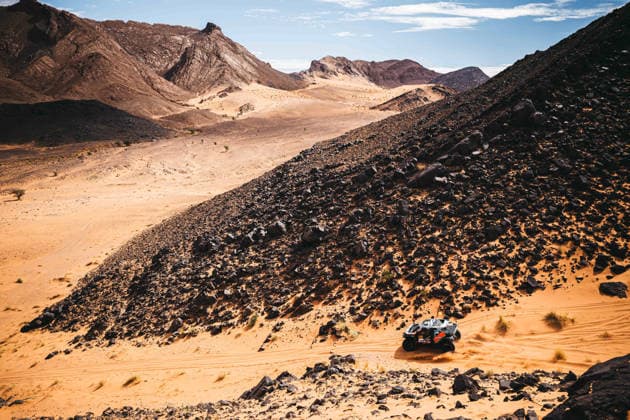 W2RC - RALLYE DU MAROC 2026 219 LOEB SÃ bastien (fra), BOULANGER Edouard (fra), Dacia Sandrider, The Dacia Sandriders, FIA W2RC, ULT T1+, action during the Stage 4 of the Rallye du Maroc 2026, 4th round of the 2026 WR2C Championship from October 2, 2026 around Zagora, Morocco - AgadirMorocco  Copyright: xDamienxSaulnierx