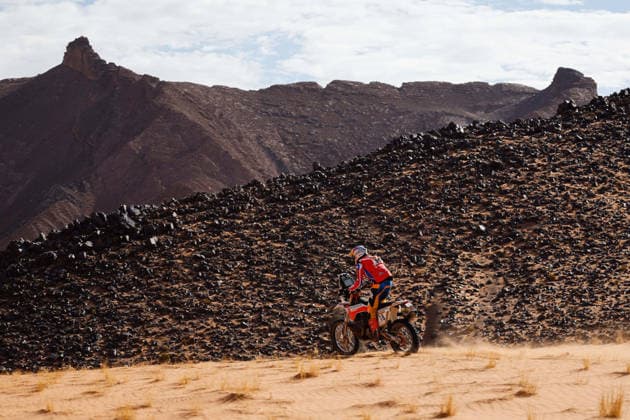 W2RC - RALLYE DU MAROC 2026 18 HERRERA RIED Benjamin (chi), Xraids Experience, KTM 450 Rally Factory Replica, FIM W2RC, Rally 2, action, during the Stage 4 of the Rallye du Maroc 2026, 4th round of the 2026 WR2C Championship from October 2, 2026 around Zagora, Morocco - AgadirMorocco Copyright: xFREDERICxLExFLOCxHx