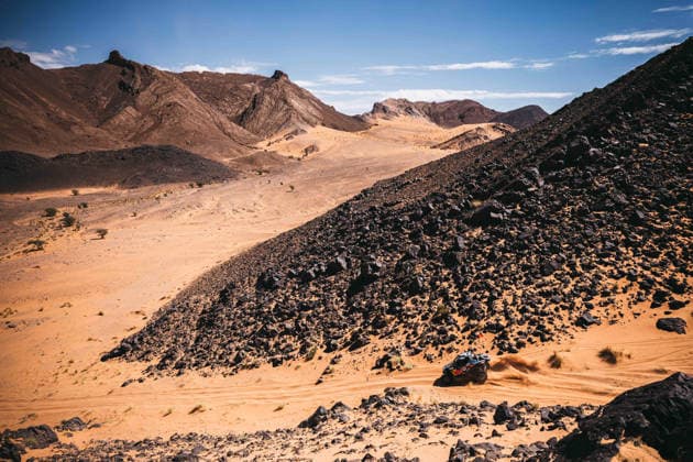 W2RC - RALLYE DU MAROC 2026 412 WALKNER Matthias (aut), MENA Oriol (esp), BRP Can-Am Maverick R, South Racing Can-Am, SSV SSV1, action during the Stage 4 of the Rallye du Maroc 2026, 4th round of the 2026 WR2C Championship from October 2, 2026 around Zagora, Morocco - AgadirMorocco Copyright: xDamienxSaulnierx