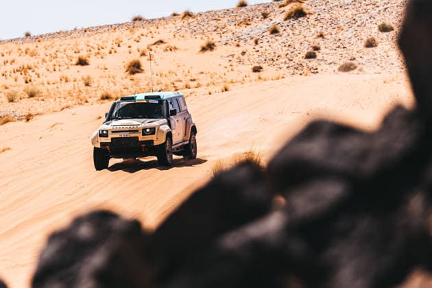 W2RC - RALLYE DU MAROC 2026 502 BACIUSKA Rokas (ltu), VIDAL Oriol (esp), Defender Dakar D7X-R, Defender Rally, FIA W2RC, STK STK, action during the Stage 4 of the Rallye du Maroc 2026, 4th round of the 2026 WR2C Championship from October 2, 2026 around Zagora, Morocco - AgadirMorocco Copyright: xDamienxSaulnierx