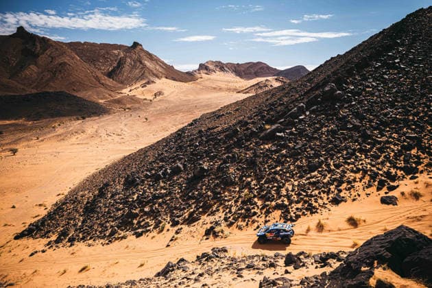 W2RC - RALLYE DU MAROC 2026 225 SAINZ Carlos (esp), OLIVERAS Daniel (esp), Ford Raptor, Ford Racing, FIA W2RC, ULT T1+, action during the Stage 4 of the Rallye du Maroc 2026, 4th round of the 2026 WR2C Championship from October 2, 2026 around Zagora, Morocco - AgadirMorocco Copyright: xDamienxSaulnierx