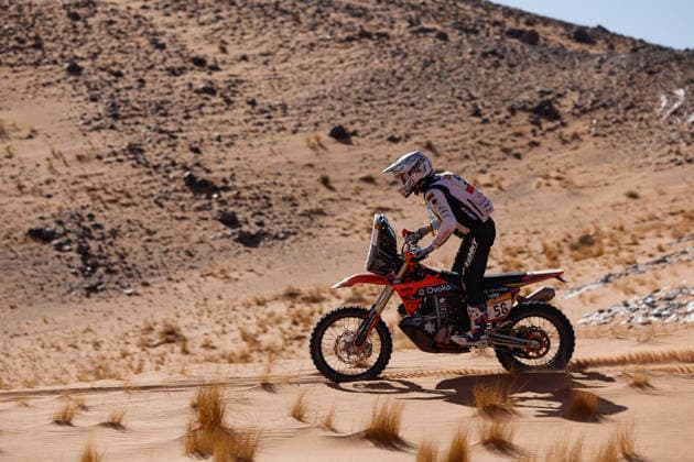 W2RC - RALLYE DU MAROC 2026 58 KARKA Dovydas (ltu), Duust Rally Team, KTM 450 Rally Factory Replica, FIM W2RC, Rally 2, action, during the Stage 4 of the Rallye du Maroc 2026, 4th round of the 2026 WR2C Championship from October 2, 2026 around Zagora, Morocco - AgadirMorocco  Copyright: xFREDERICxLExFLOCxHx