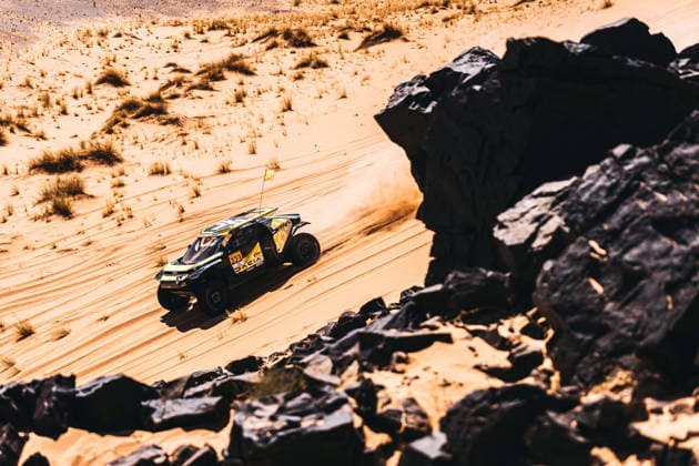 W2RC - RALLYE DU MAROC 2026 223 MORAES Lucas (bra), MORENO Pablo (esp), Dacia Sandrider, The Dacia Sandriders, FIA W2RC, ULT T1+, action during the Stage 4 of the Rallye du Maroc 2026, 4th round of the 2026 WR2C Championship from October 2, 2026 around Zagora, Morocco - AgadirMorocco  Copyright: xDamienxSaulnierx