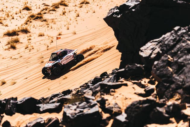 W2RC - RALLYE DU MAROC 2026 301 PINTO Alexandre (por), OLIVEIRA Bernardo (por), Taurus T3 Max, Odyssey Academy by BBR, FIA W2RC, CHG CHG1, action during the Stage 4 of the Rallye du Maroc 2026, 4th round of the 2026 WR2C Championship from October 2, 2026 around Zagora, Morocco - AgadirMorocco Copyright: xDamienxSaulnierx