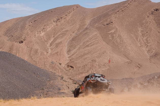 W2RC - RALLYE DU MAROC 2026 412 WALKNER Matthias (aut), MENA Oriol (esp), BRP Can-Am Maverick R, South Racing Can-Am, SSV SSV1, action, during the Stage 4 of the Rallye du Maroc 2026, 4th round of the 2026 WR2C Championship from October 2, 2026 around Zagora, Morocco - AgadirMorocco Copyright: xFREDERICxLExFLOCxHx