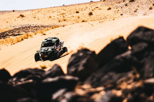 W2RC - RALLYE DU MAROC 2026 401 GONZALEZ FERIOLI Jeremias (arg), RINALDI Gonzalo (arg), BRP Can-Am Maverick R, Can-Am Factory Team, SSV SSV1, action during the Stage 4 of the Rallye du Maroc 2026, 4th round of the 2026 WR2C Championship from October 2, 2026 around Zagora, Morocco - AgadirMorocco Copyright: xDamienxSaulnierx