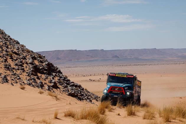 W2RC - RALLYE DU MAROC 2026 600 MACIK Martin (cze), TOMASEK Frantisek (cze), SVANDA David (cze), MM Technology Dakar Evo4, MM Technology, TRK T5.1, action, during the Stage 4 of the Rallye du Maroc 2026, 4th round of the 2026 WR2C Championship from October 2, 2026 around Zagora, Morocco - AgadirMorocco  Copyright: xFREDERICxLExFLOCxHx