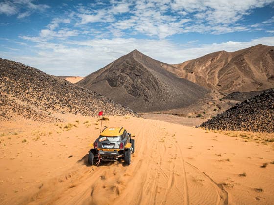 W2RC - RALLYE DU MAROC 2026 222 DE MEVIUS Guillaume (bel), BAUMEL Mathieu (fra), X-Raid Mini JCW 3.0i, X-Raid Team, FIA W2RC, ULT T1+, action, during the Stage 4 of the Rallye du Maroc 2026, 4th round of the 2026 WR2C Championship from October 2, 2026 around Zagora, Morocco - AgadirMorocco  Copyright: xFREDERICxLExFLOCxHx