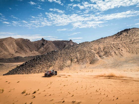 W2RC - RALLYE DU MAROC 2026 202 LATEGAN Henk (rsa), CUMMINGS Brett (rsa), Toyota Hilux GR, Toyota Gazoo Racing W2RC, FIA W2RC,ULT T1+, action, during the Stage 4 of the Rallye du Maroc 2026, 4th round of the 2026 WR2C Championship from October 2, 2026 around Zagora, Morocco - AgadirMorocco Copyright: xFREDERICxLExFLOCxHx