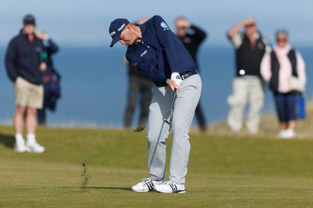 RECORD DATE NOT STATED 2nd October 2026; Kingsbarns Golf Links, St Andrews, Scotland; DP World Tour Golf, Alfred Dunhill Links Championship, Day 2; Sepp Straka of Austria plays a shot from the fairway on the fifth hole DavidxYoung
