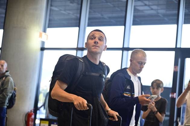 UEC 2026 Road European Championships Ljubljana - media activities 02 10 2026 LJUBLJANA, SLOVENIA - OCTOBER 02 : Evenepoel Remco (BEL) pictured at the airport arriving prior the 2026 UEC Road European Championships. An UCI Continental Championships cycling race of 88,4 km with start and finsih in Sencur on October 2, 2026 in Ljubljana, Slovenia, 02 10 2026 Ljubljana Slovenia  Copyright: xJanxDexMeuleneirx