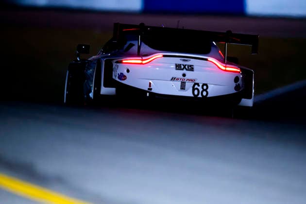 AUTO - IMSA - PETIT LE MANS 2026 68 HASSE CLOT Valentin (fra), SORENSEN Marco (dnk), DRUDI Mattia (ita), Car Blanche, Aston Martin Vantage GT3 Evo, action during the 2026 Motul Petit Le Mans, 11th round of the 2026 IMSA WeatherTech SportsCar Championship, from October 1 to 3, 2026 on the Michelin Raceway Road Atlanta in Braselton, Georgia, United States of America - BraseltonUnited States Copyright: xFabrizioxBoldonix