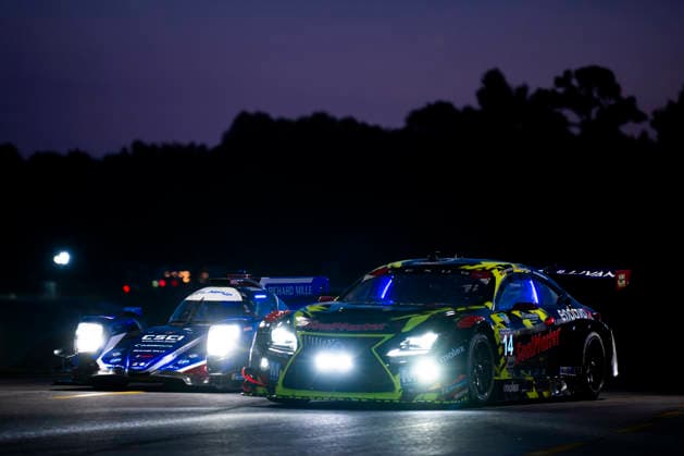 AUTO - IMSA - PETIT LE MANS 2026 14 BARNICOAT Ben (gbr), HAWKSWORTH Jack (gbr), KIRKWOOD Kyle (usa), Vasser Sullivan Racing, Lexus RC F GT3, action during the 2026 Motul Petit Le Mans, 11th round of the 2026 IMSA WeatherTech SportsCar Championship, from October 1 to 3, 2026 on the Michelin Raceway Road Atlanta in Braselton, Georgia, United States of America - BraseltonUnited States Copyright: xFabrizioxBoldonix