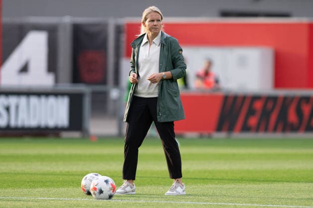 Friederike Fritzy Kromp, Coach, Werder Bremen Women, Bayer 04 Leverkusen Women vs. SV Werder Bremen Women, Soccer, Google Pixel Women s Bundesliga, Matchday 6, 2026–2027, October 2, 2026 DFB regulations prohibit any use of photographs as image sequences and or quasi-video Leverkusen, North Rhine-Westphalia, Germany Copyright: xkolbert-press MarkusxVerwimpx