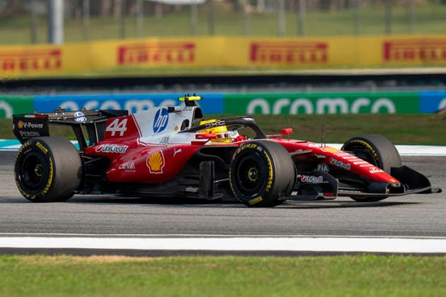 FORMULA 1 BAHRAIN GRAND PRIX IN MALAYSIA 2026 Lewis Hamilton (GBR) 44 Ferrari in practice during the Formula 1 Gulf Air Bahrain Grand Prix in Malaysia 2026, Round 16 of the 2026 Formula 1 World Championship, WM, Weltmeisterschaft from 2nd - 4th October 2026 at Sepang International Circuit, Sepang, Malaysia. Credit: Robbie Hoad Every Second Media Editorial use only. All images are copyright Every Second Media Limited. No images may be reproduced without prior permission. Copyright: xIMAGO EveryxSecondxMediax ESM-2195-0274 RobbiexHoadx xEveryxSecondxMediax