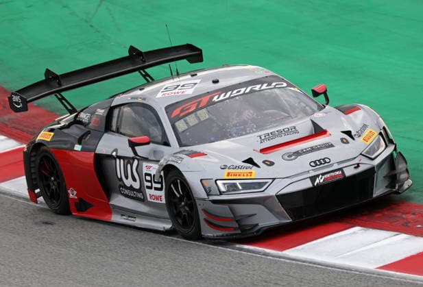 GT World Challenge Europe powered by AWS Barcelona 2026 Alex Aka of Tresor Attempto Racing drives an Audi R8 LMS GT3 EVO II during free practice 1 of the GT World Challenge powered by AWS 2026 at the Barcelona-Catalunya Circuit in Barcelona, Spain, on October 2, 2026. Barcelona Barcelona Spain  Copyright: xUrbanandsportx originalFilename:valls-gtworldc261102_npkGB.jpg