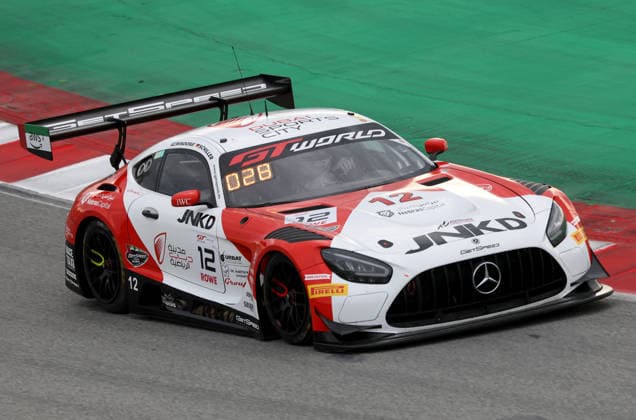 GT World Challenge Europe powered by AWS Barcelona 2026 Gabriel Rindone, of GetSpeed Team Dubai, drives a Mercedes-AMG GT3 EVO during free practice 1 of the GT World Challenge powered by AWS 2026 at the Barcelona-Catalunya Circuit in Barcelona, Spain, on October 2, 2026. Barcelona Barcelona Spain  Copyright: xUrbanandsportx originalFilename:valls-gtworldc261102_np1Oz.jpg