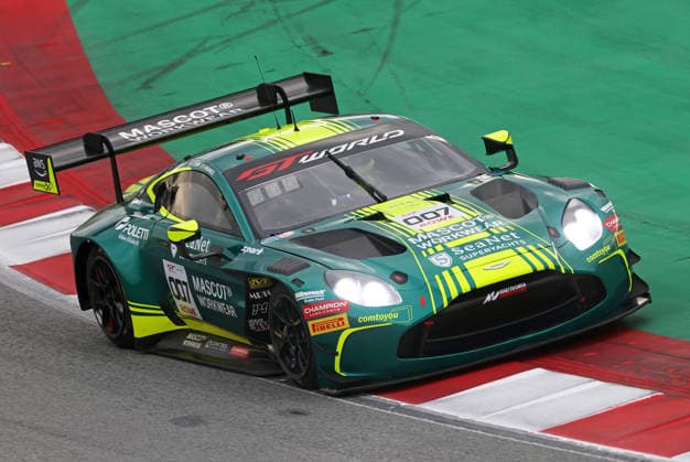 GT World Challenge Europe powered by AWS Barcelona 2026 Nicki Thiim, of Comtoyou Racing, drives an Aston Martin Vantage AMR GT3 EVO during free practice 1 of the GT World Challenge powered by AWS 2026 at the Barcelona-Catalunya Circuit in Barcelona, Spain, on October 2, 2026. Barcelona Barcelona Spain  Copyright: xUrbanandsportx originalFilename:valls-gtworldc261102_np2by.jpg
