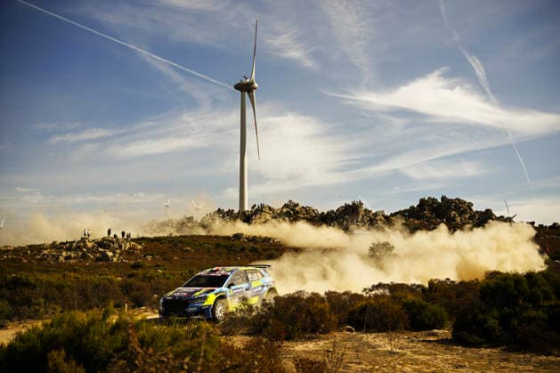 FIA WRC, Motorsport Rallye, WM Rally Italia Sardegna 2026 Roberto Dapra and co-driver Luca Guglielmetti drive their Skoda Fabia RS Rally2 during the FIA World Rally Championship WRC Rally Italia Sardegna 2026 in Alghero, Sardinia, Italy, on October 2, 2026. Alghero Sardinia Italy  Copyright: xLucaxBarsalix originalFilename:barsali-wrcrally261002_npNWl.jpg