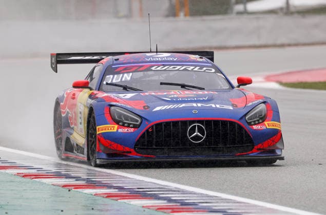 GT World Challenge Europe powered by AWS Barcelona 2026 Daniel Juncadella, of Mercedes-AMG Team Verstappen Racing, drives a Mercedes-AMG GT3 EVO during free practice 2 of the GT World Challenge Europe powered by AWS 2026 at the Barcelona-Catalunya Circuit in Barcelona, Spain, on October 2, 2026. Barcelona Barcelona Spain  Copyright: xUrbanandsportx originalFilename:valls-gtworldc261102_npCJ1.jpg