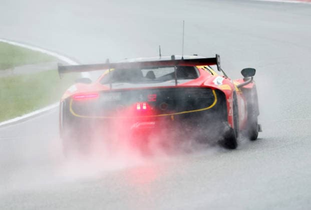 GT World Challenge Europe powered by AWS Barcelona 2026 Jef Machiels, of AF Corse, drives a Ferrari 296 GT3 EVO during free practice 2 of the GT World Challenge Europe powered by AWS 2026, at Barcelona-Catalunya Circuit, in Barcelona, Spain, on October 2, 2026. Barcelona Barcelona Spain  Copyright: xUrbanandsportx originalFilename:valls-gtworldc261102_npRhB.jpg