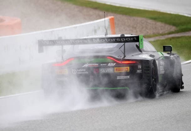 GT World Challenge Europe powered by AWS Barcelona 2026 Gaspard Simon, of Walkenhorst Motorsport, drives an Aston Martin Vantage AMR GT3 EVO during free practice 2 of the GT World Challenge Europe powered by AWS 2026 at the Barcelona-Catalunya Circuit in Barcelona, Spain, on October 2, 2026. Barcelona Barcelona Spain  Copyright: xUrbanandsportx originalFilename:valls-gtworldc261102_npsdJ.jpg