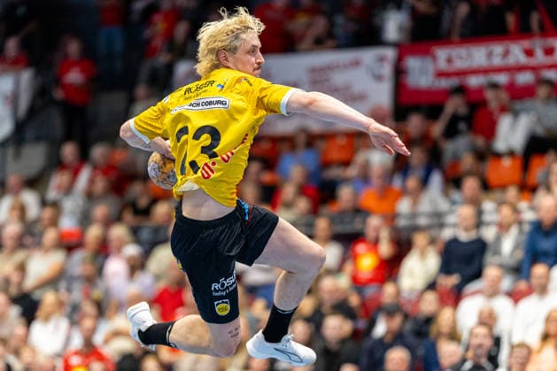 Jannes Krone, HSC 2000 Coburg, 23 goals scored, GER, TuS N Luebbecke vs. HSC 2000 Coburg, Handball, 2nd Bundesliga, Matchday 6, 2026–2027 season, October 2, 2026, Germany, TuS N Luebbecke vs. HSC 2000 Coburg, Handball, 2nd Bundesliga, Matchday 6, 2026–2027 season, October 2, 2026, Luebbecke Copyright: xEibner-Pressefoto JanxRollingerx EP_JSK