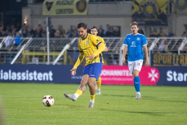 Saxony Cup Soccer, 1 FC Lok Leipzig vs. SV Liebertwolkwitz, October 2, 2026, Filip Kusic (36), Lok Leipzig Soccer, Wernesgrüner Saxony Cup 2026–2027, Round 3: 1 FC Lok Leipzig vs. SV Liebertwolkwitz on October 2, 2026, at Bruno Plache Stadium, Leipzig Copyright: xBEAUTIFULxSPORTS JanxKaeferx