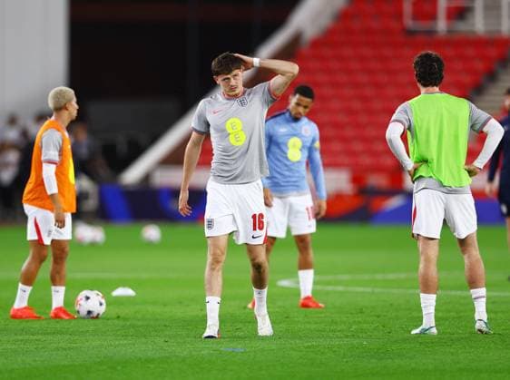 Will Lankshear of England ahead of the game England U21, U 21 v Slovakia U21, UEFA European U21 Championship Qualifying, Football, bet365 Stadium, Stoke-on-Trent, UK - 02 Oct 2026Stoke-on-Trent bet365 Stadium United Kingdom  Copyright: xMattxWest Shutterstockx 17182547h