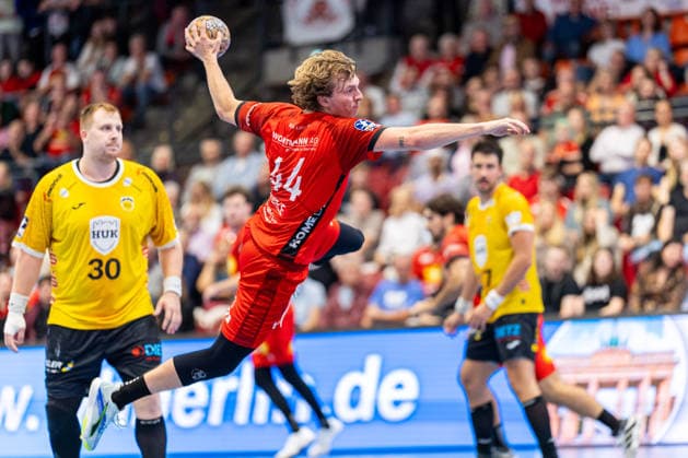 Felix Eisele, TuS N Luebbecke, 44 goals scored, GER, TuS N Luebbecke vs. HSC 2000 Coburg, Handball, 2nd Bundesliga, Matchday 6, 2026–2027 season, October 2, 2026, GER, TuS N Luebbecke vs. HSC 2000 Coburg, Handball, 2nd Bundesliga, Matchday 6, 2026–2027 season, October 2, 2026, Luebbecke Copyright: xEibner-Pressefoto JanxRollingerx EP_JSK