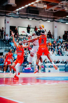 BB 2BL SBB Boerde Baskets vs. Giessen 46ers Kenneth Andrew Cooper SBB Boerde Baskets during the 2026–2027 season in the 2nd Barmer Basketball Bundesliga Pro A on Matchday 2, SBB Baskets vs. Giessen 46ers at the Wolfgang Lakenmacher Halle on October 2, 2026, in Magdeburg, Saxony-Anhalt, Germany
