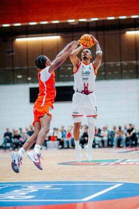 BB 2BL SBB Boerde Baskets vs. Giessen 46ers Marcus Evans SBB Boerde Baskets during the 2026–2027 season in the 2nd Barmer Basketball Bundesliga Pro A on Matchday 2, SBB Baskets vs. Giessen 46ers at the Wolfgang Lakenmacher Halle on October 2, 2026, in Magdeburg, Saxony-Anhalt, Germany