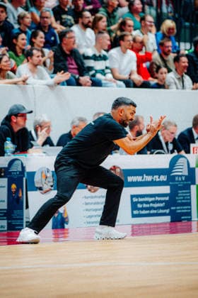 BB 2BL SBB Boerde Baskets vs. Giessen 46ers Achmadschah Zazai SBB Boerde Baskets during the 2026–2027 season in the 2nd Barmer Basketball Bundesliga Pro A on Matchday 2: SBB Baskets vs. Giessen 46ers at the Wolfgang Lakenmacher Hall on October 2, 2026, in Magdeburg, Saxony-Anhalt, Germany