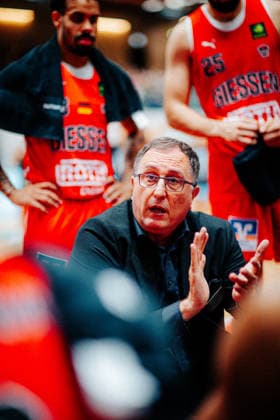 BB 2BL SBB Boerde Baskets Giessen 46ers Branislav Ignjatovic GIESSEN 46ers during the 2026–2027 season in the 2nd Barmer Basketball Bundesliga Pro A on Matchday 2, SBB Baskets and Giessen 46ers at the Wolfgang LakenMacher Hall on October 2, 2026, in Magdeburg, Saxony-Anhalt, Germany