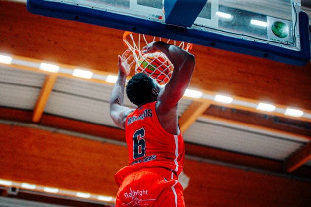 BB 2BL SBB Boerde Baskets vs. Giessen 46ers Alexander Williams GIESSEN 46ers during the 2026–2027 season in the 2nd Barmer Basketball Bundesliga Pro A on Matchday 2, SBB Baskets and Giessen 46ers at the Wolfgang Lakenmacher Halle on October 2, 2026, in Magdeburg, Saxony-Anhalt, Germany