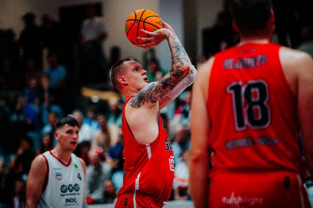 BB 2BL SBB Boerde Baskets vs. Giessen 46ers Robin Benzing GIESSEN 46ers during the 2026–2027 season in the 2nd Barmer Basketball Bundesliga Pro A on Matchday 2: SBB Baskets vs. Giessen 46ers at the Wolfgang Lakenmacher Halle on October 2, 2026, in Magdeburg, Saxony-Anhalt, Germany