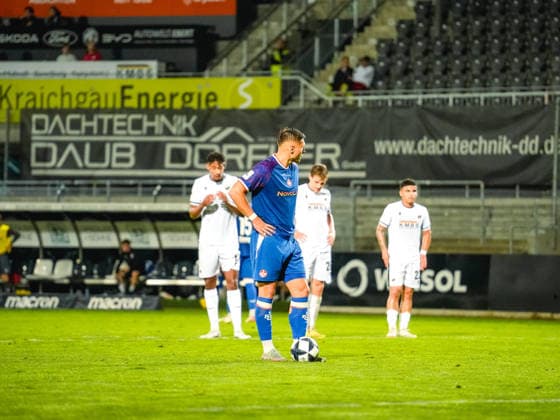 October 2, 2026, xwppx, Southwest Regional Soccer League, SV Sandhausen vs. 1. FC Kaiserslautern II, photo by Oleg Skakun: 1. FC Kaiserslautern II misses a penalty kick