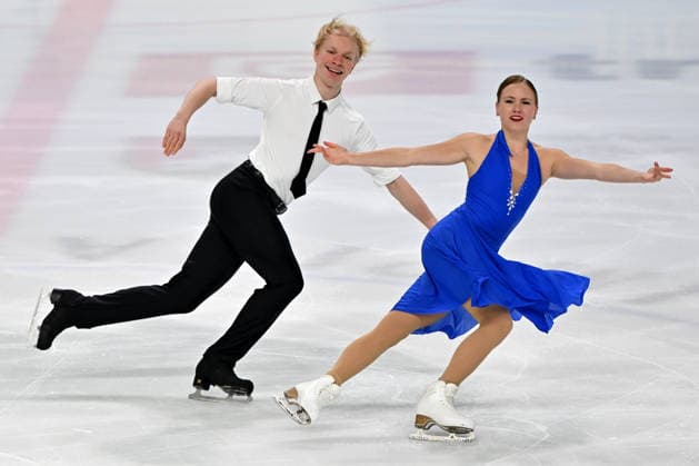 LJUBLJANA; SLOVENIJA - OCTOBER 02: Iris Lahti and Oskari Liedenpohja of Finland in action during the Junior Ice Dance - Rhythm Dance on the ISU Figure skating, Eiskunstlauf Junior Grand Prix Ljubljana 2026 in Hala Tivoli on October 02, 2026 in Ljubljana, Slovenia. (Photo by Igor Kupljenik Sports Press Photo). Copyright: xIgorxKupljenikx xSPPx Sportspressphoto_SPR243800