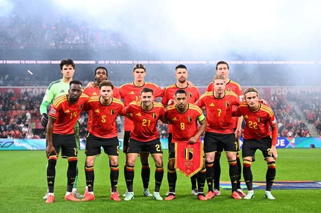 Belgium v Turkey - UEFA Nations League 2026 LIEGE, BELGIUM - OCTOBER 02 : Belgian Team during the UEFA Nations League tournament league phase matchday 3 group A1 match between Belgium and Turkey on October 2, 2026 in Liege, Belgium, 02 10 2026 Liege Belgium  Copyright: xTomasxSiskx