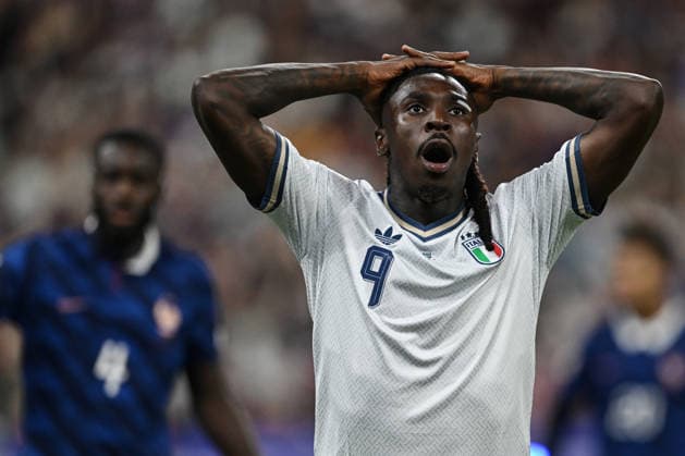 Db Parigi 02 10 2026 - Nations League Francia-Italia foto Daniele Buffa Image nella foto: Moise Kean 
