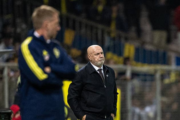 261002 Coach Sergej Barbarez of Bosnia and Herzegovina during the Nations League soccer match between Bosnia and Herzegovina and Sweden on October 2, 2026 in Zenica. Photo by Ludvig Thunman. BILDBYRAN code LT LT0823 soccer football fotball Nations League UEFA Nations League Bosnia and Herzegovina Sweden Sweden A BBENG  Copyright: LUDVIGxTHUNMAN BB261002LT110