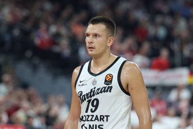 Arijan Lakic, Partizan Belgrade, 19, GER, FC Bayern Basketball vs. Partizan Mozzart Bet Belgrade, Basketball, EuroLeague, Matchday 3, 2026–2027 Season, October 2, 2026, GER, FC Bayern Basketball vs. Partizan Mozzart Bet Belgrade, Basketball, EuroLeague, Matchday 3, 2026–2027 Season, October 2, 2026, Munich Copyright: xEibner-Pressefoto JennixMaulx EP_JML