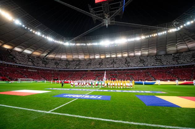 WARSAW, POLAND - OCTOBER 2: Polish national team, Nationalteam during the UEFA Nations League Group B4 Round 3 MD1 match between Poland nad Romania at PGE Narodowy on October 2, 2026 in Warsaw, Poland --- Pilka nozna. Liga Narodow. Polska - Rumunia. (Photo by Kai Taller Arena Akcji) NEWSPIX.PL --- newspix.pl POLAND OUT!