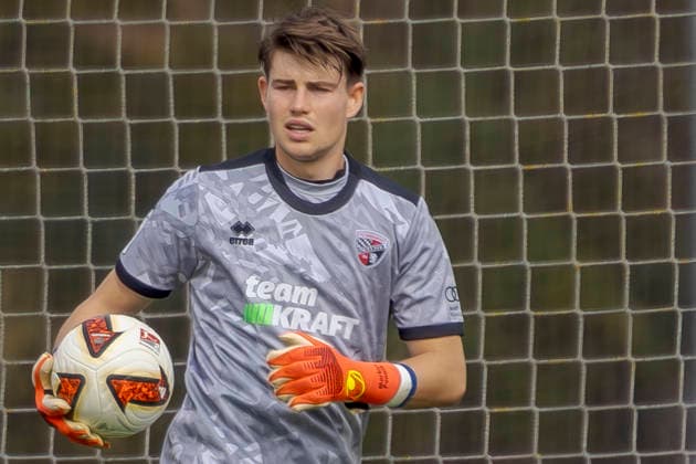 Nuremberg, Germany, October 2, 2026; Friendly Match 2026–2027: 1. FC Nuremberg vs. FC Ingolstadt 04; Pictured: Goalkeeper Markus Ponath (FCI) at Valznerweiher Sports Park, Bavaria Copyright: xFotostandx xSchäferx