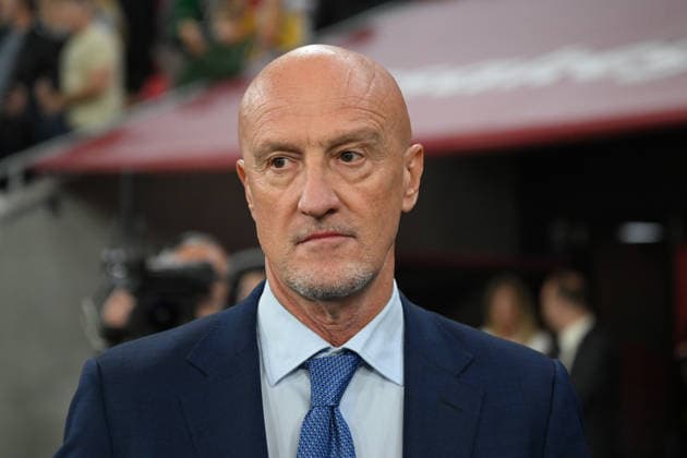 IPA89230179 - Coach Marco Rossi of Hungary during the Nations League phase, Matchday 3, League B Group B2, between Hungary and Georgia, on October 2, 2026, at the Puskás Arena in Budapest, Hungary  Copyright: xVincenzoxOrlando IPAxSportx xx IPA89230179